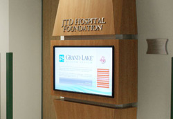 Touch Screen Information Kiosk. JTD Hospital Foundation.