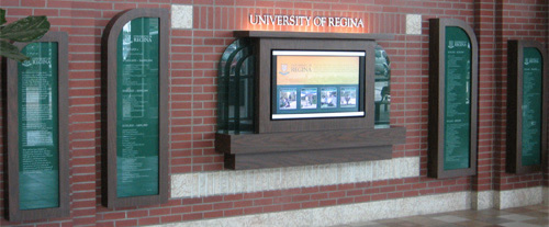 University of Regina Interactive Donor Wall and Recognition Display